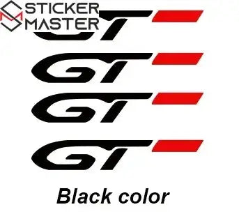GT Line Sticker Seti | Peugeot Jant ve Kapı Kolu İçin Sportif Decal (4 Adet) Sticker Master