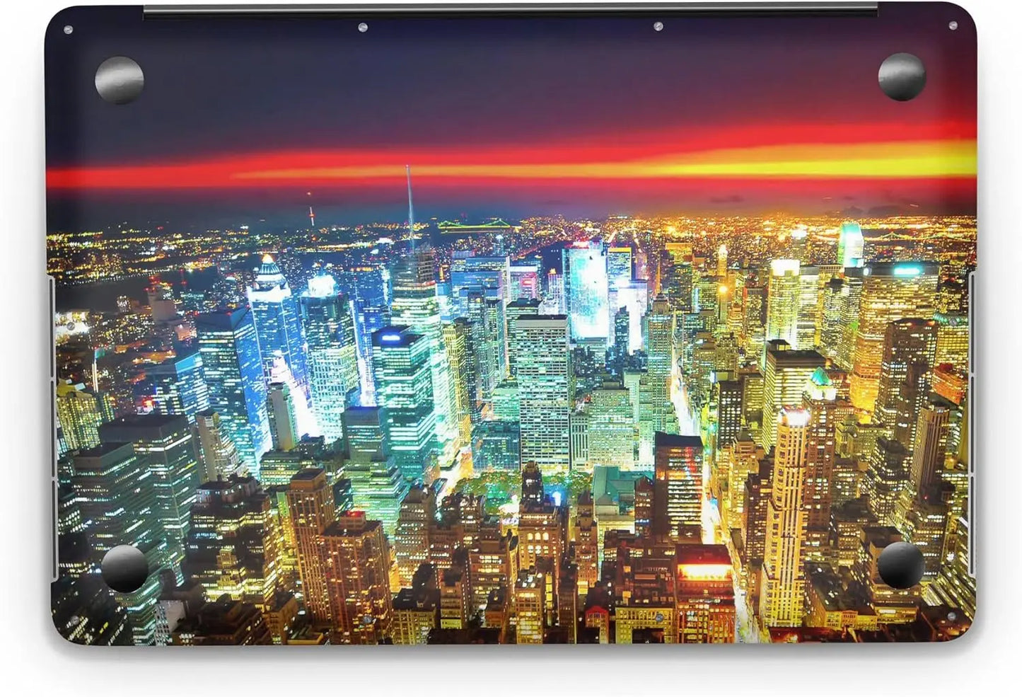 Sticker Master City Sunset Evrensel Sticker Dizüstü Bilgisayar Vinil Sticker Decal 12" 13" 13.3" 14" 15" 15.4" 15.6 inç Dizüstü Bilgisayar Çıkartma Koruyucu Macbook Asus - Sticker Master