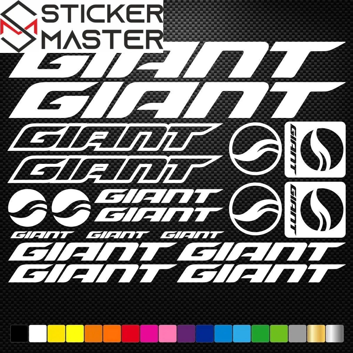 Sticker Master Giant Bisiklet Sticker Set Etiket