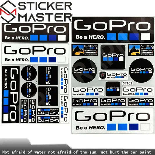 Sticker Master GoPro HERO Extreme Sports Sticker Motor Araç Çıkartma Etiket - Sticker Master