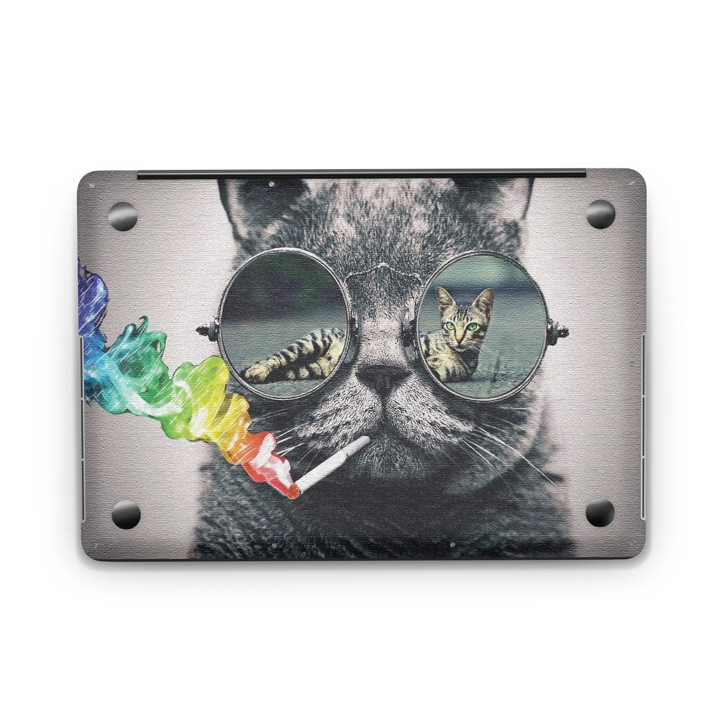 Sticker Master Kedi 7 Evrensel Sticker Dizüstü Bilgisayar Vinil Sticker Decal 12" 13" 13.3" 14" 15" 15.4" 15.6 inç Dizüstü Bilgisayar Çıkartma Koruyucu Macbook Asus Acer Hp Lenovo Huawei Dell İçin - Sticker Master