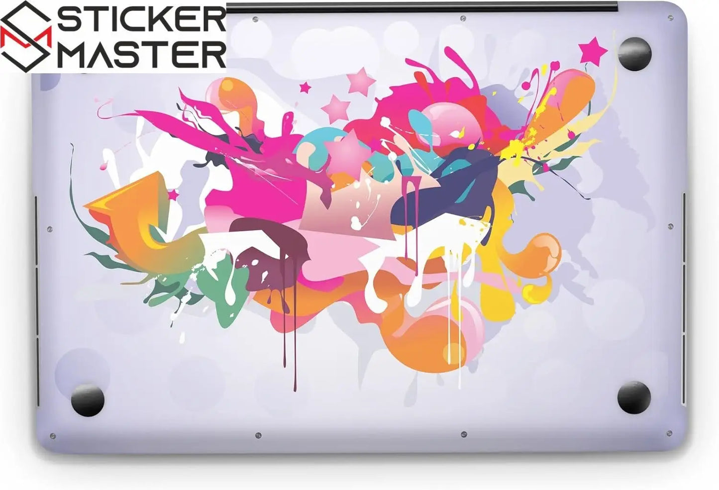 Sticker Master Color Design 1 Evrensel Sticker Dizüstü Bilgisayar Vinil Sticker Decal 12" 13" 13.3" 14" 15" 15.4" 15.6 inç Dizüstü Bilgisayar Çıkartma Koruyucu Macbook Asus Acer Hp Lenovo Huawei Dell İçin - Sticker Master