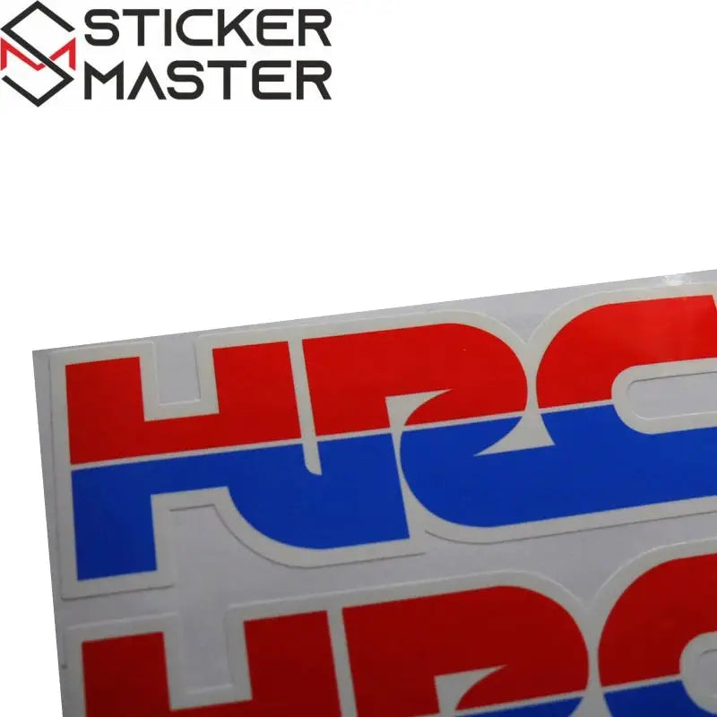 Sticker Master Honda HRC Logo Sticker Seti - CBR1000RR / 650F / 600RR / 500R / 300R / 250R Uyumlu - Sticker Master