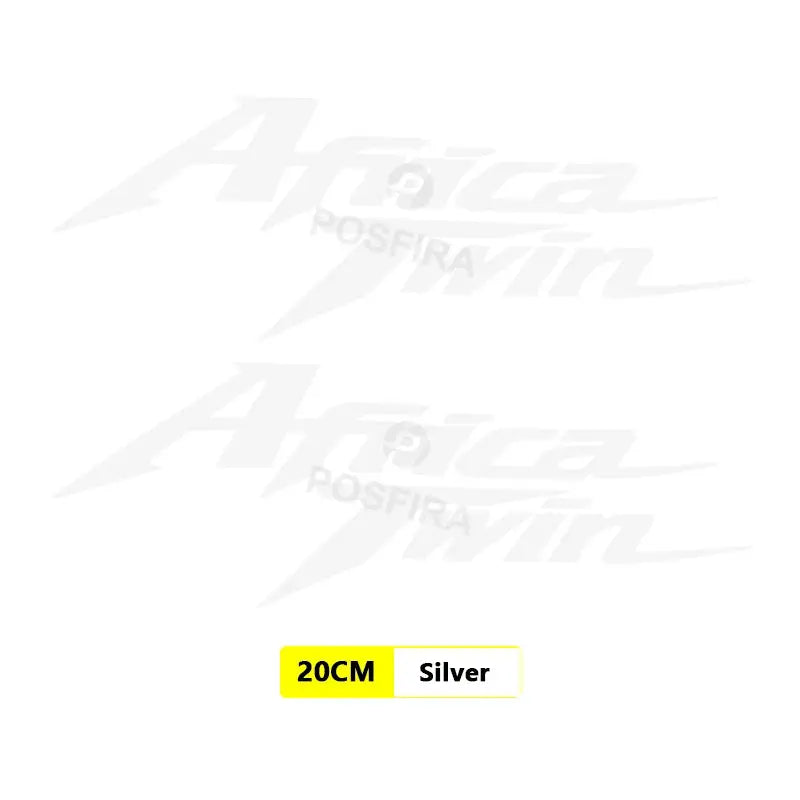 Honda Africa Twin Sticker | CRF1000L ve CRF1100L Uyumlu Yan Grenaj Yazısı Sticker Master