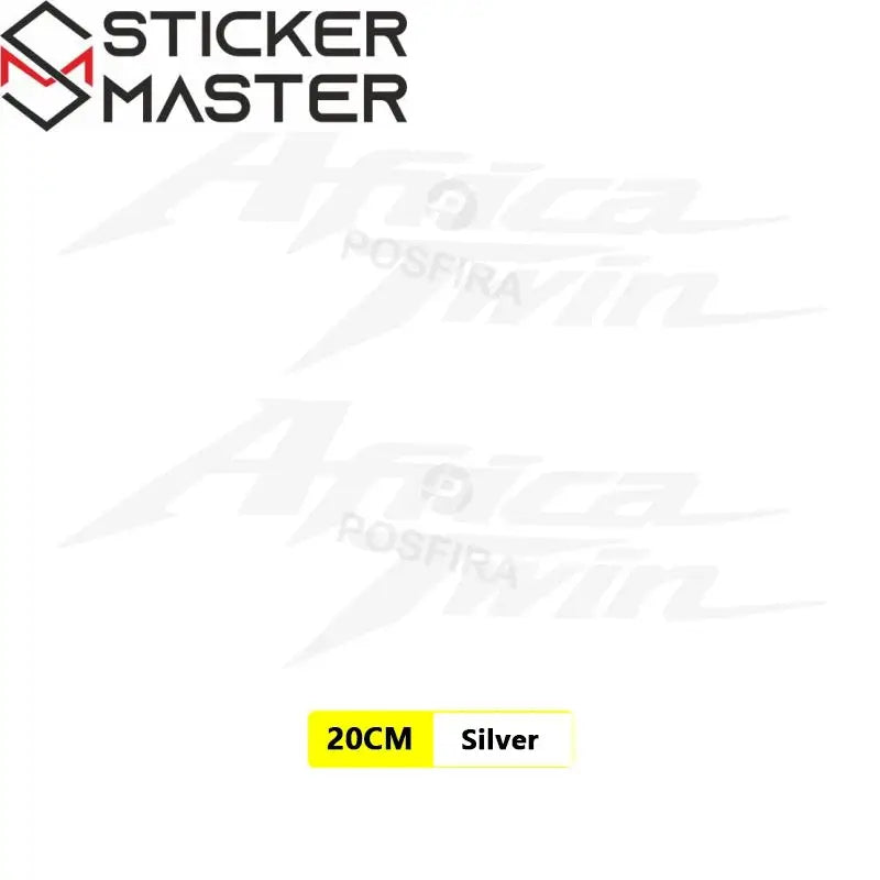 Honda Africa Twin Sticker | CRF1000L ve CRF1100L Uyumlu Yan Grenaj Yazısı Sticker Master