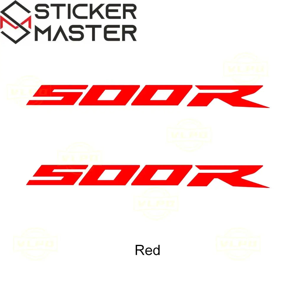 Honda CBR 500R Sticker Seti | Yan Grenaj Logosu (2013-2025) Sticker Master