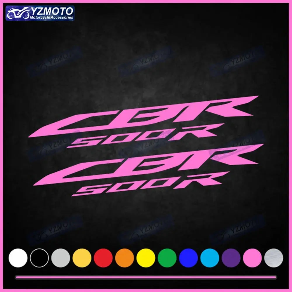 Honda CBR 500R Sticker Seti | Yan Grenaj Logosu (Her Renk) Sticker Master
