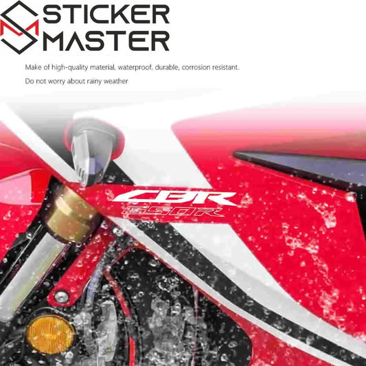 Honda CBR 650R Sticker Seti | Lazer Yan Grenaj Logosu (2019-2022) - Sticker Master