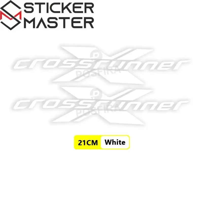 Honda Crossrunner Sticker | VFR800X Uyumlu Yan Grenaj Logosu (2011-2020) Sticker Master