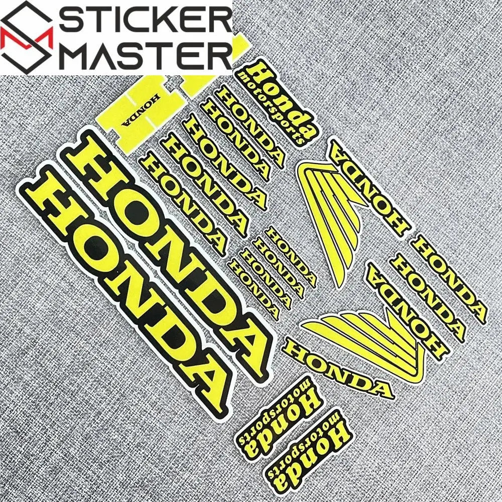 Honda Logo Motosiklet Sticker Seti | Sticker Master - Sticker Master