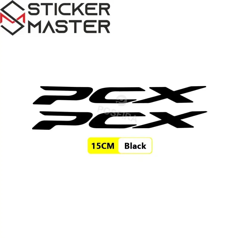 Honda PCX Sticker | 125, 150 ve 160 Uyumlu Yan Grenaj Logo Seti (Sağ-Sol) Sticker Master