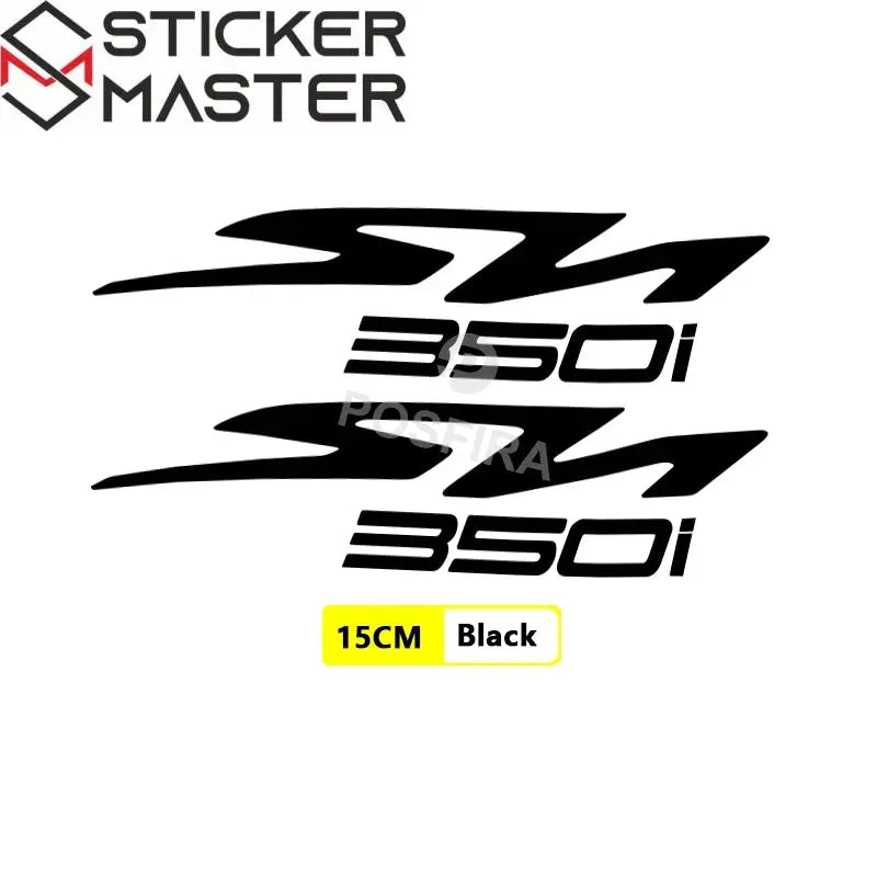 Honda SH 350i Sticker Seti | 2021-2025 Yan Grenaj Logosu (2 Adet) - Sticker Master
