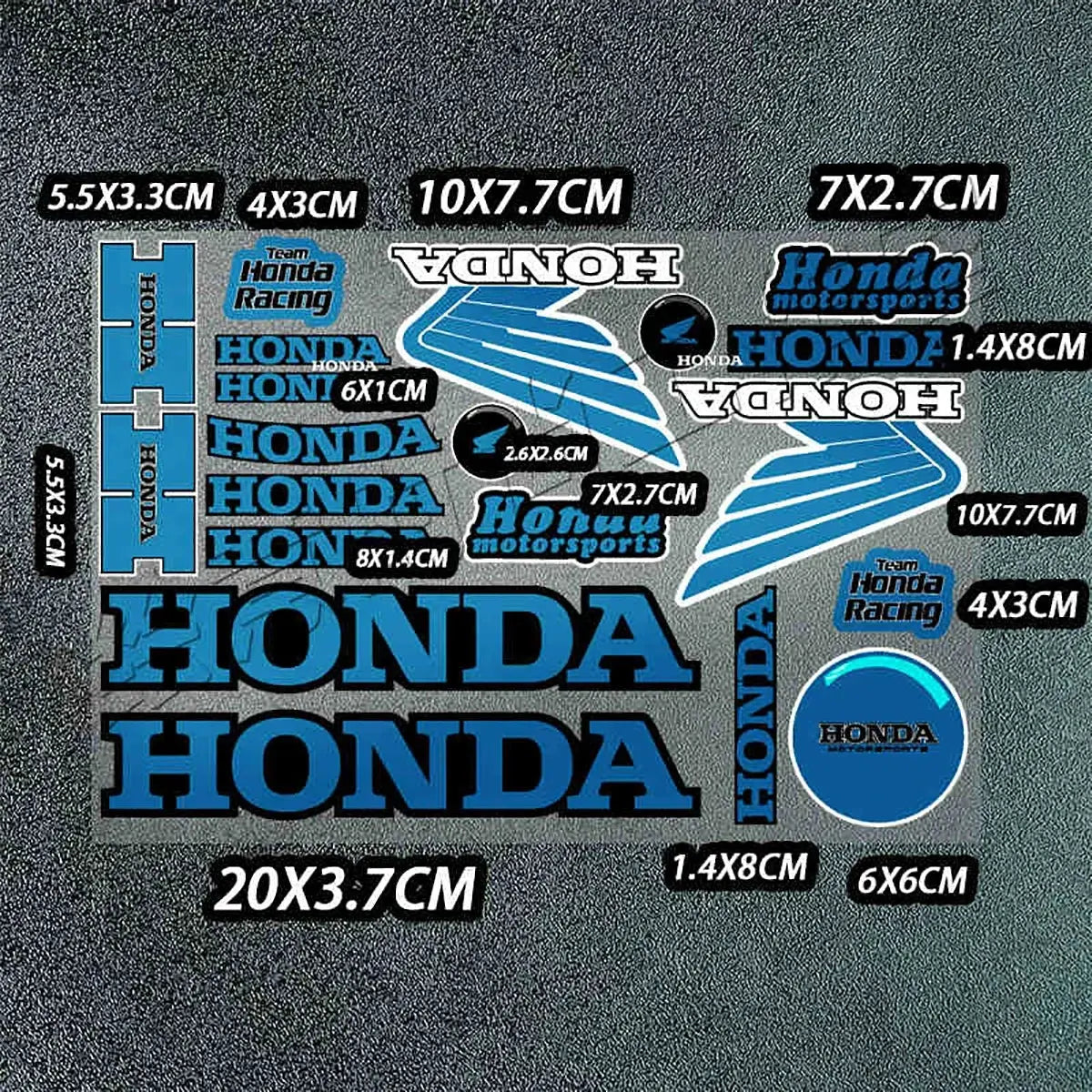Honda Sticker Seti | HRC & Kanat Logo Paketi | Sticker Master - Sticker Master