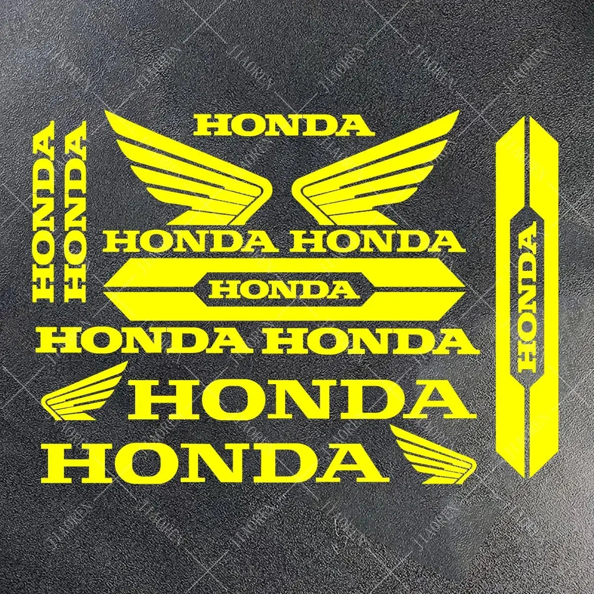 Sticker Master Honda Vinyl Motorcycle Tank & Helmet Sticker Set - Sticker Master