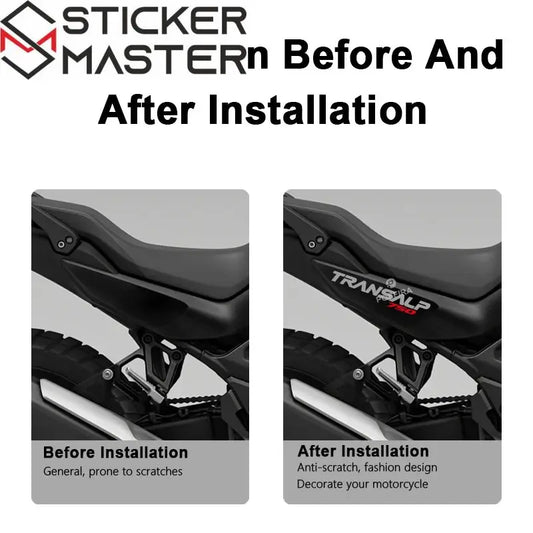 Honda Transalp Sticker | XL750 Arka Kuyruk Grenaj Decal Seti (2026) Sticker Master