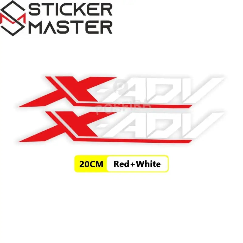Honda X-ADV 750 Sticker Seti | Yan Grenaj Logosu (Her Renk) Sticker Master