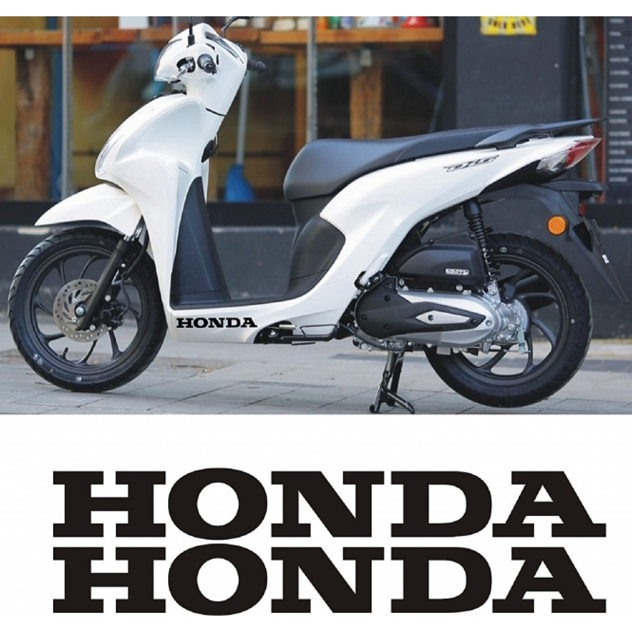 Sticker Master Dio Honda Sticker Set Motor Çıkartma Etiket 2 Adet Sağ ve Sol