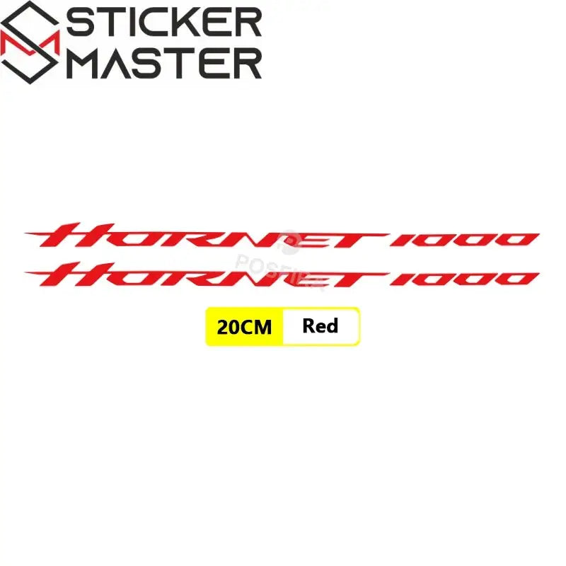 Hornet 1000 Sticker | Honda CB1000 SP Yan Grenaj ve Depo Decal (20 cm) Sticker Master