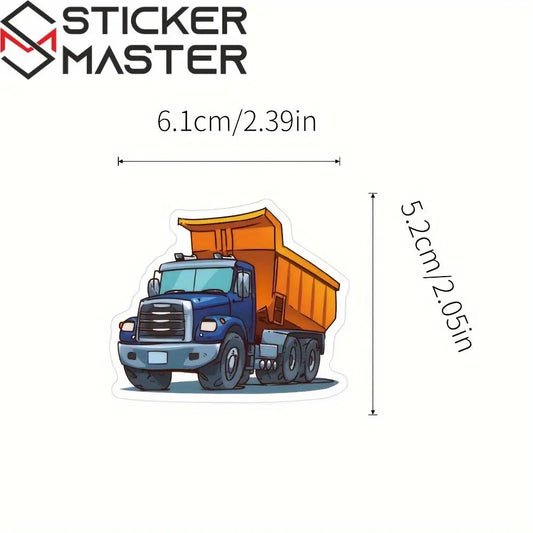 İnşaat Araçları Sticker Seti 60’lı | Sticker Master - Sticker Master