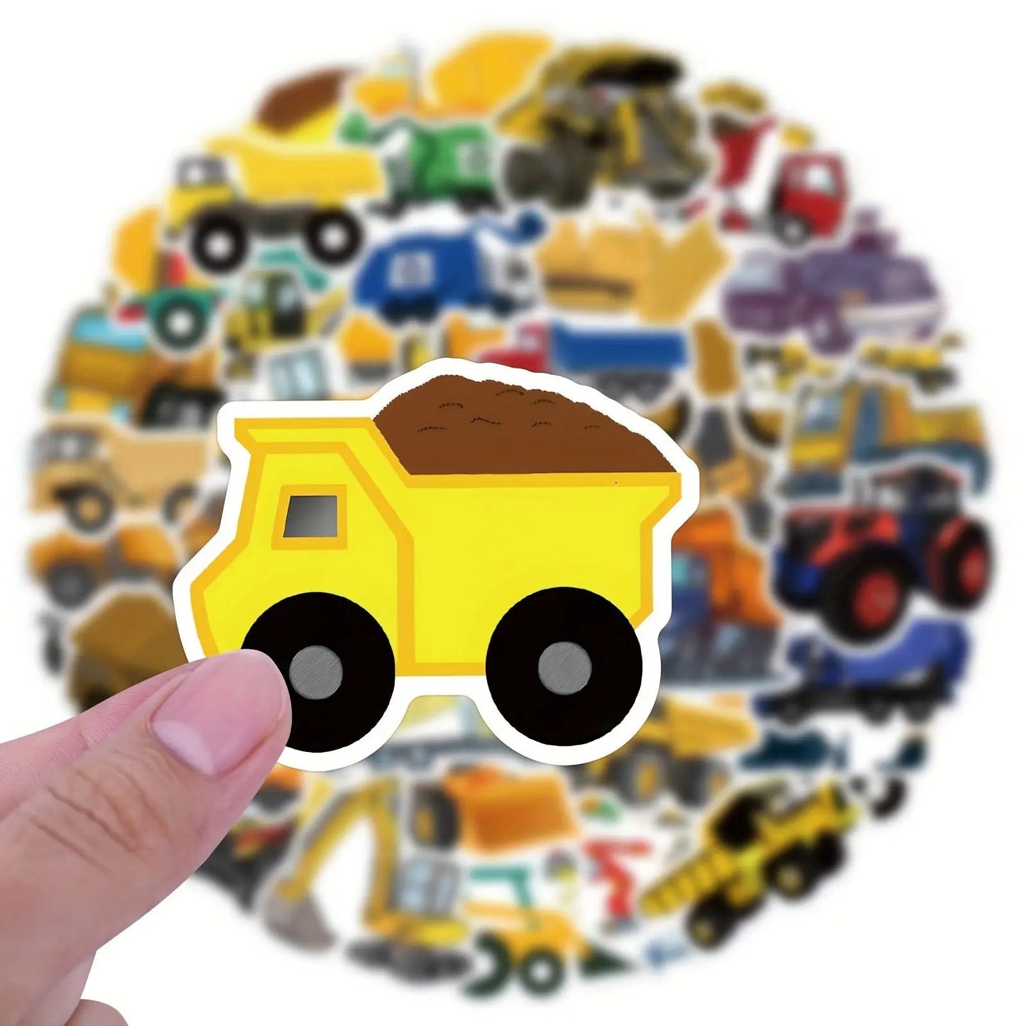 İnşaat Araçları Sticker Seti 60’lı | Sticker Master - Sticker Master