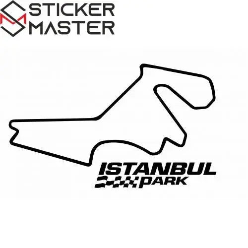 Sticker Master İstanbul Park Sticker Motor, Kask, Laptop, Araba, Oto Araç İçin Dayanıklı Etiket Decal
