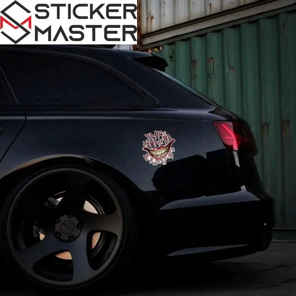 JDM Joker Hahaha Palyaço Gülüşü 13cm - Sticker Master dekoratif sticker ürün görseli