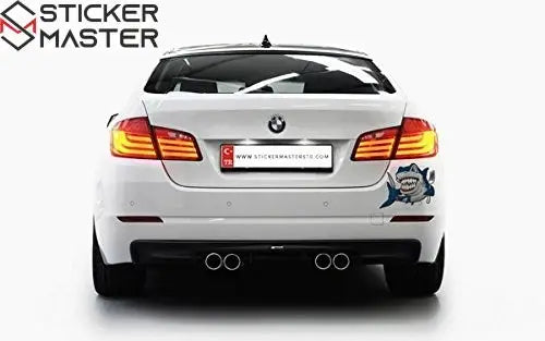 Sticker Master Jaws Sticker Motor, Kask, Laptop, Araba, Oto Araç İçin Dayanıklı Etiket Decal