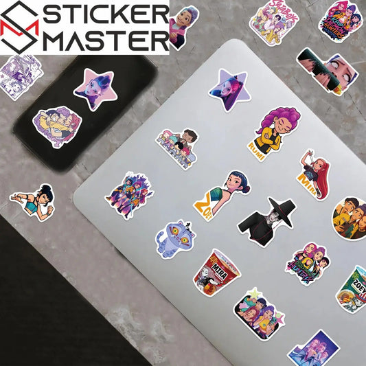 K-Pop Sticker Seti 60 Parça Demon Hunters | Sticker Master - Sticker Master