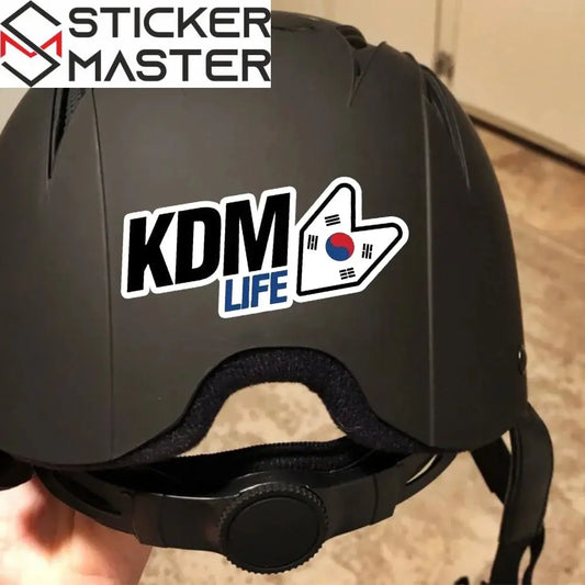 KDM Life Sticker Kore Bayraklı Araba Çıkartması | Sticker Master - Sticker Master
