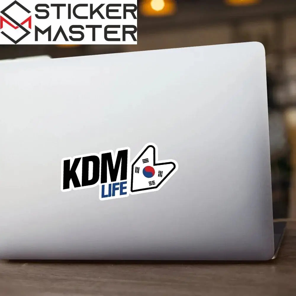 KDM Life Sticker Kore Bayraklı Araba Çıkartması | Sticker Master - Sticker Master