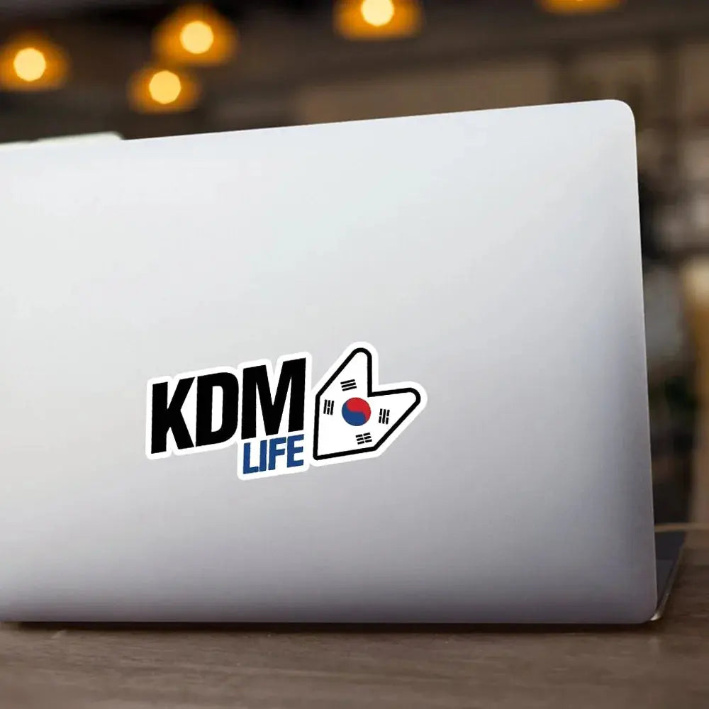 KDM Life Sticker Kore Bayraklı Araba Çıkartması | Sticker Master - Sticker Master