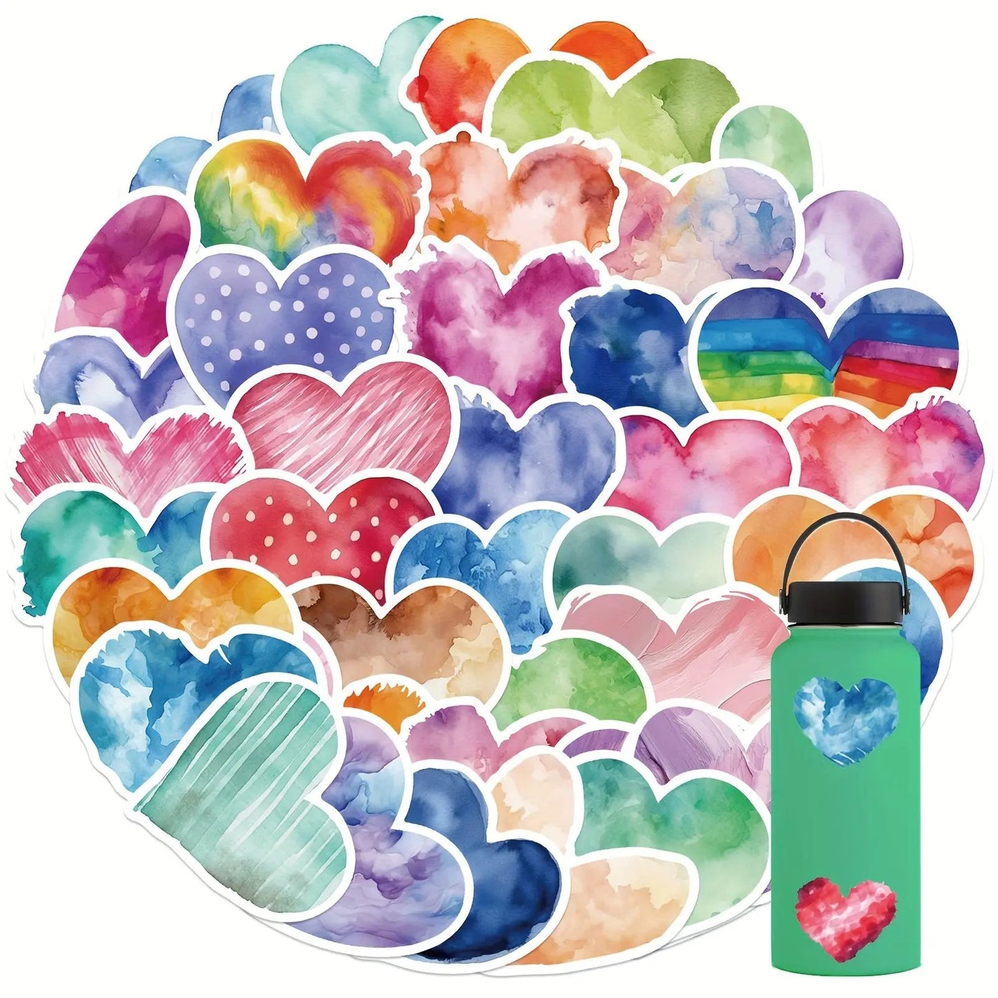 Aşk Kalp Sticker Seti 50’li | Sticker Master - Sticker Master