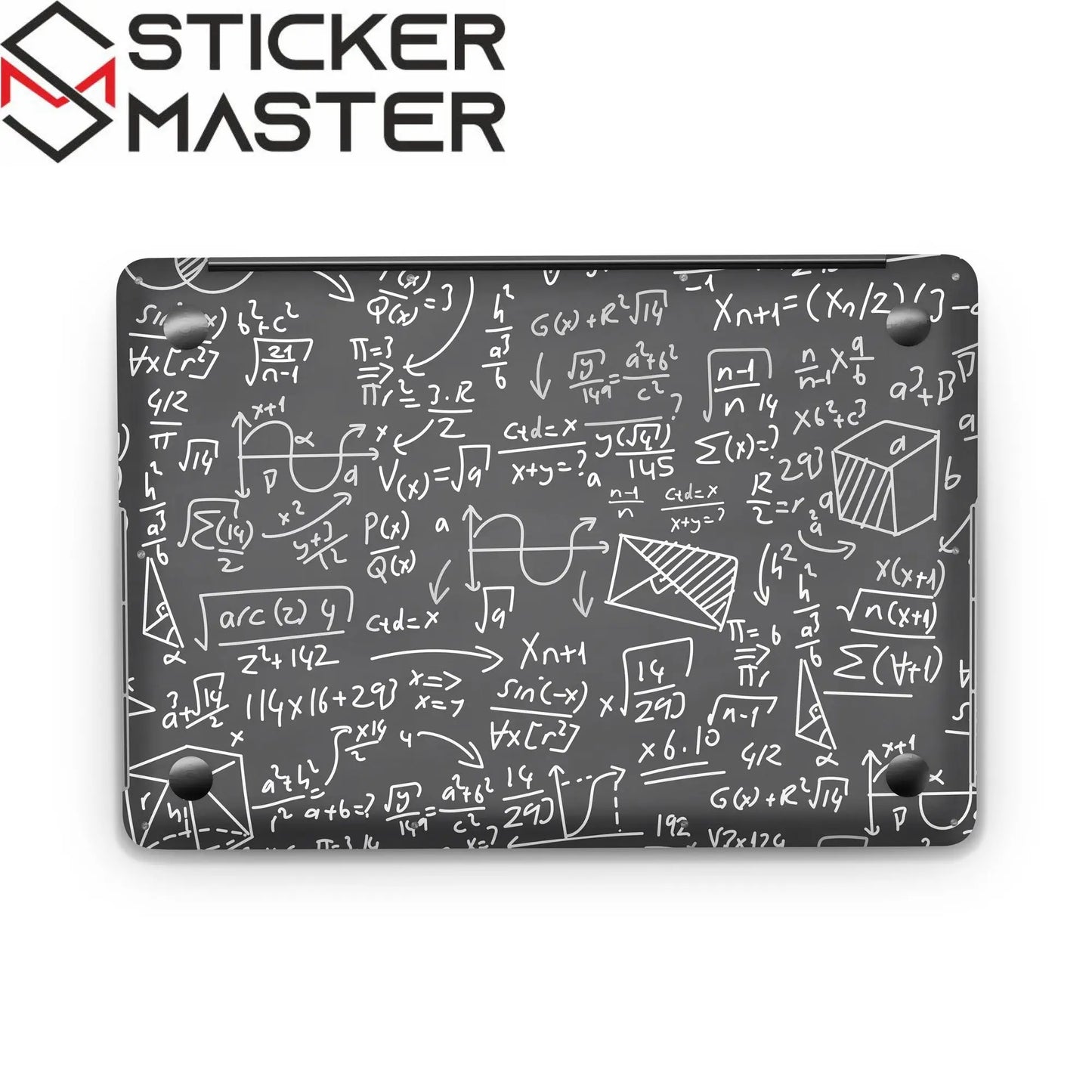 Sticker Master Math Chalkboard Evrensel Sticker Dizüstü Bilgisayar Vinil Sticker Decal 12" 13" 13.3" 14" 15" 15.4" 15.6 inç Dizüstü Bilgisayar Çıkartma Koruyucu Macbook Asus Acer Hp Lenovo Huawei Dell İçin - Sticker Master