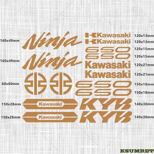Kawasaki Ninja 650 Sticker Seti Su Geçirmez | Sticker Master Sticker Master