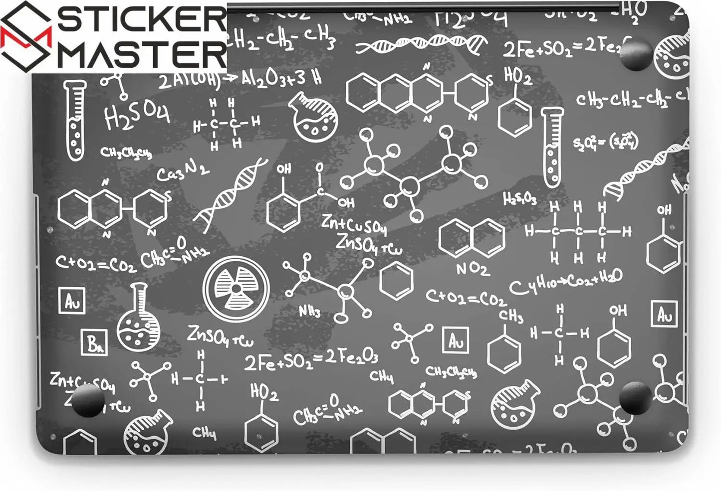 Sticker Master Chemistry Blackboard Evrensel Sticker Dizüstü Bilgisayar Vinil Sticker Decal 12" 13" 13.3" 14" 15" 15.4" 15.6 inç Dizüstü Bilgisayar Çıkartma Koruyucu Macbook Asus Acer Hp Lenovo Huawei Dell İçin - Sticker Master