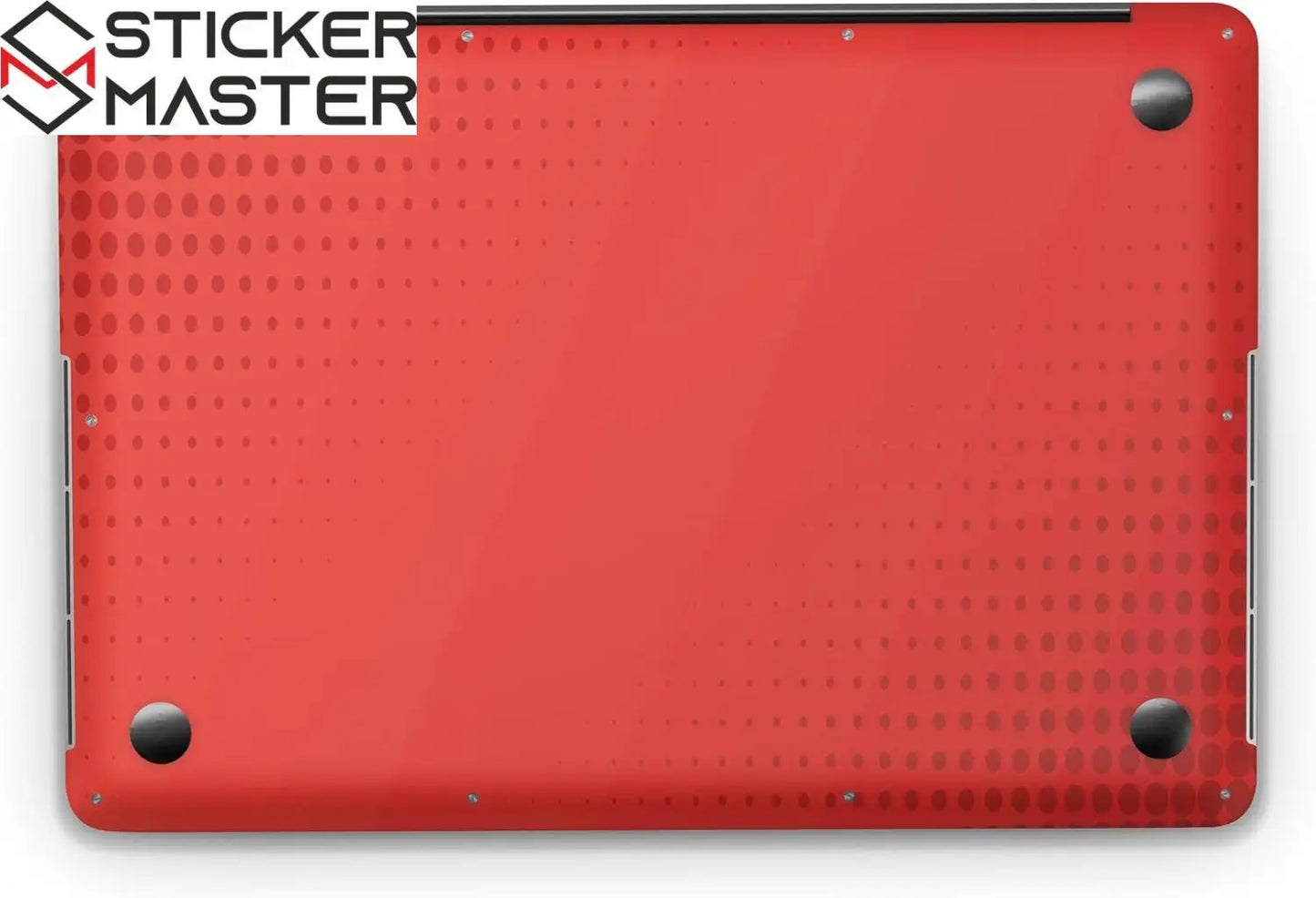 Sticker Master Stylish Red Evrensel Sticker Dizüstü Bilgisayar Vinil Sticker Decal 12" 13" 13.3" 14" 15" 15.4" 15.6 inç Dizüstü Bilgisayar Çıkartma Koruyucu Macbook Asus Acer Hp Lenovo Huawei Dell İçin - Sticker Master