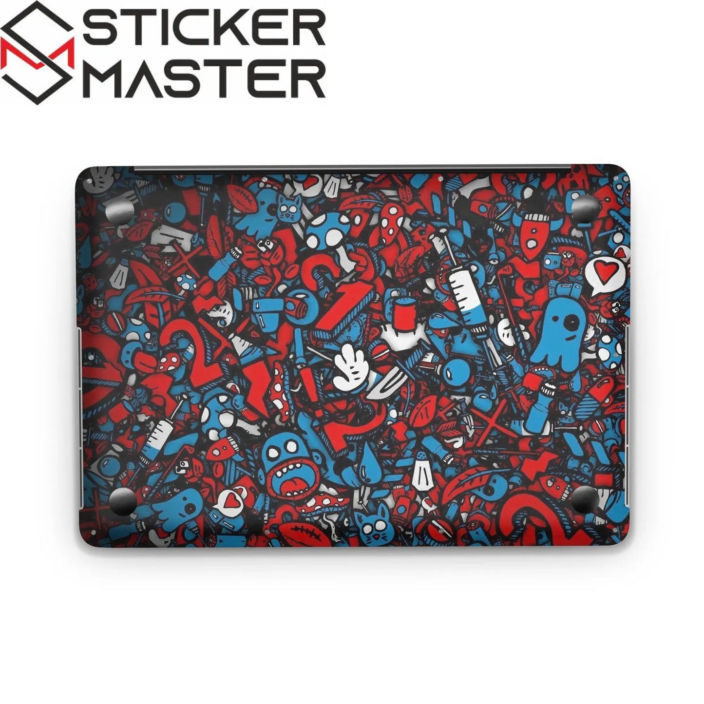Sticker Master Sticker Bomb 2 Evrensel Sticker Dizüstü Bilgisayar Vinil Sticker Decal 12" 13" 13.3" 14" 15" 15.4" 15.6 inç Dizüstü Bilgisayar Çıkartma Koruyucu Macbook Asus Acer Hp Lenovo Huawei Dell İçin - Sticker Master