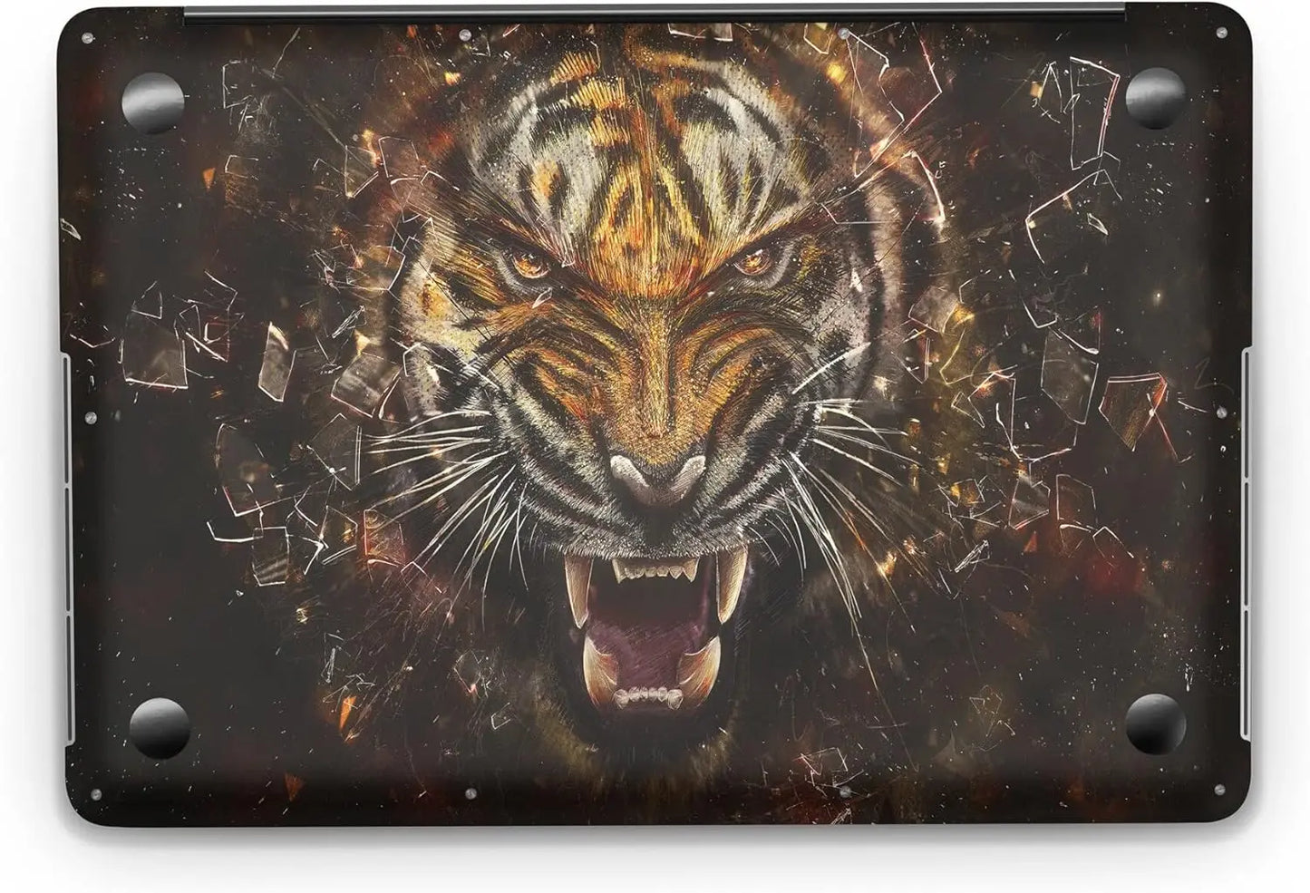 Sticker Master Angry Lion Style Evrensel Sticker Dizüstü Bilgisayar Vinil Sticker Decal 12" 13" 13.3" 14" 15" 15.4" 15.6 inç Dizüstü Bilgisayar Çıkartma Koruyucu Macbook Asus Acer Hp Lenovo Huawei Dell İçin - Sticker Master