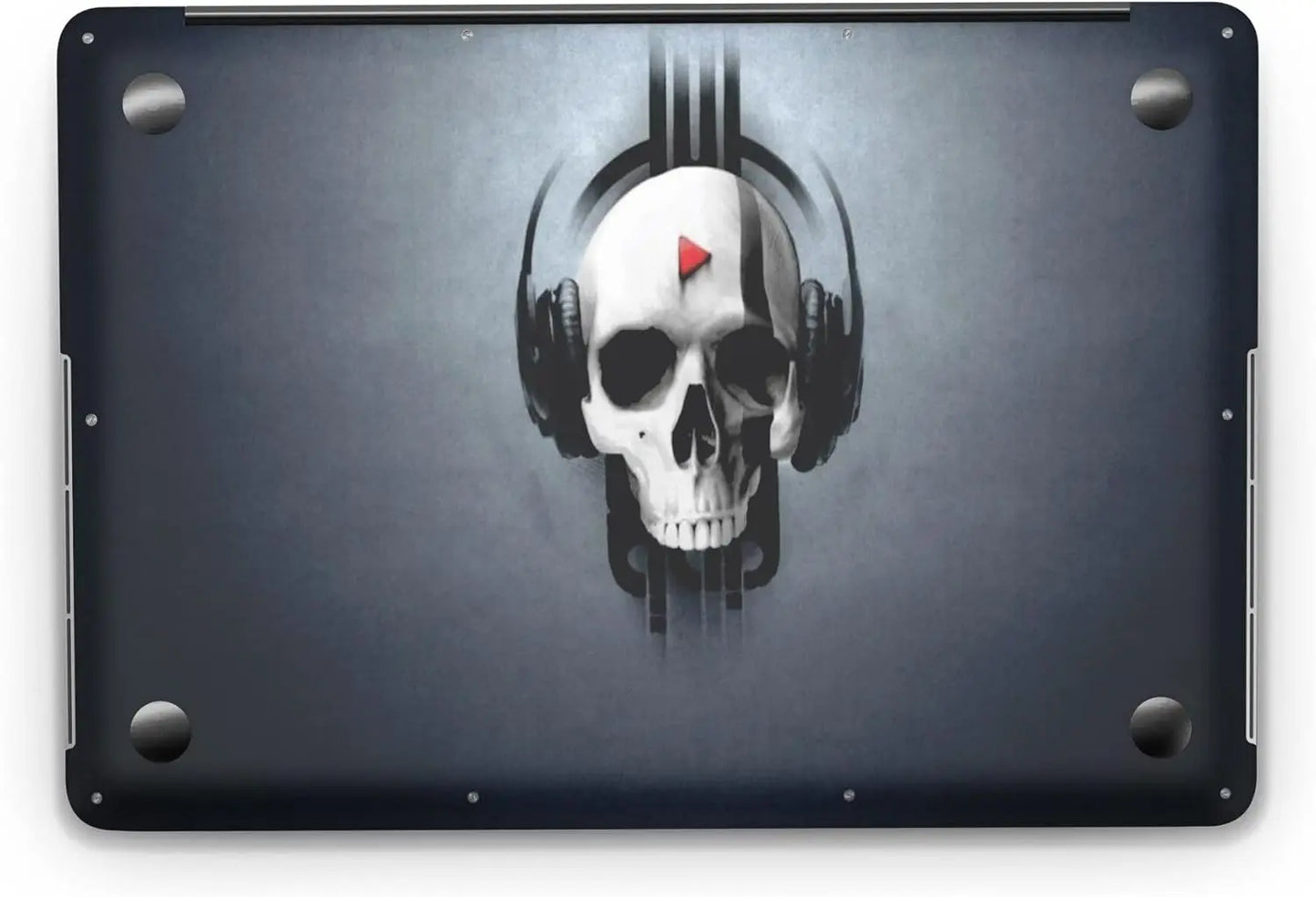 Sticker Master Skull Music Evrensel Sticker Dizüstü Bilgisayar Vinil Sticker Decal 12" 13" 13.3" 14" 15" 15.4" 15.6 inç Dizüstü Bilgisayar Çıkartma Koruyucu Macbook Asus Acer Hp Lenovo Huawei Dell İçin - Sticker Master