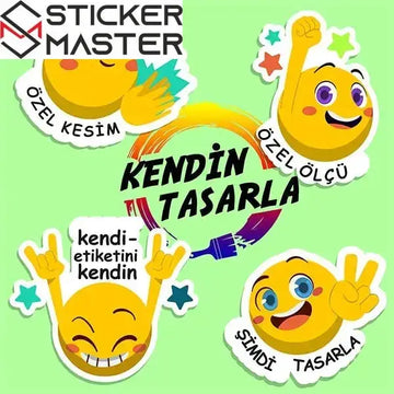 Sticker Master Kişiye Özel Motorsiklet,Kask,Laptop,Motor Ve Oto.Suv,Araç Sticker Sticker Master