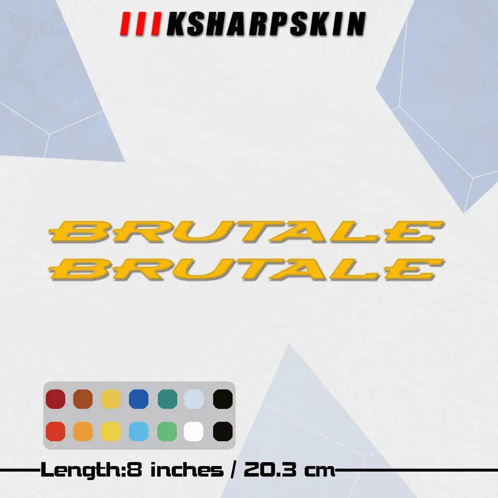 MV Agusta Brutale Motosiklet Tank Kask Sticker | Sticker Master Sticker Master