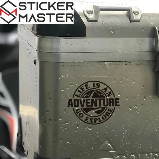 Life Is An Adventure Go Explore Macera Stickerı | Sticker Master - Sticker Master