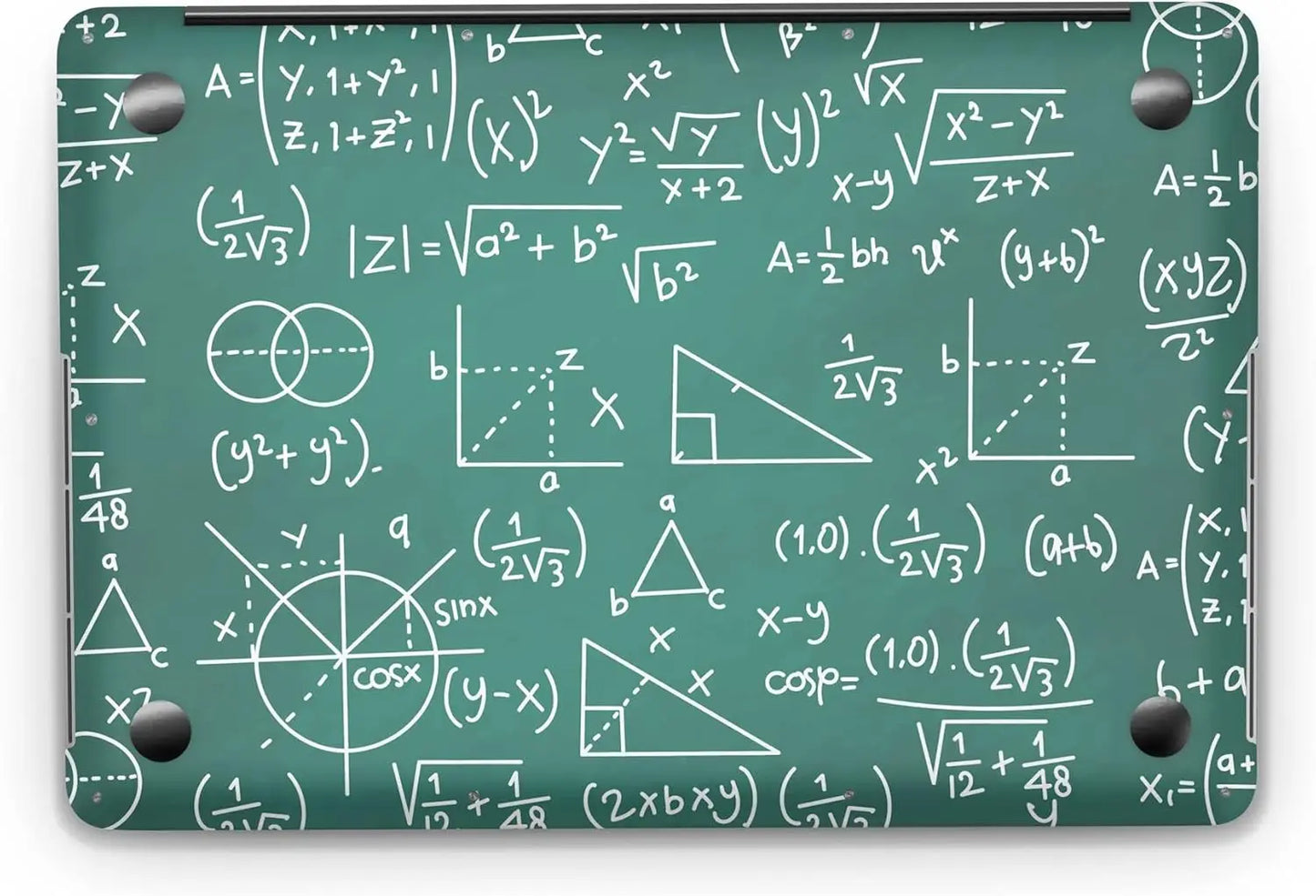 Sticker Master Math Background Evrensel Sticker Dizüstü Bilgisayar Vinil Sticker Decal 12" 13" 13.3" 14" 15" 15.4" 15.6 inç Dizüstü Bilgisayar Çıkartma Koruyucu Macbook Asus Acer Hp Lenovo Huawei Dell İçin - Sticker Master