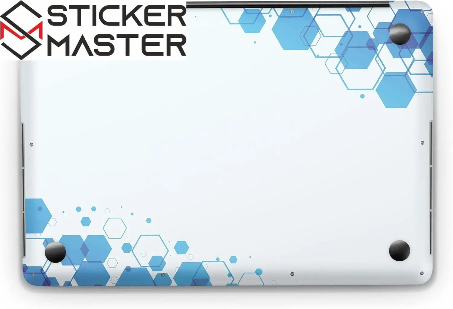 Sticker Master Hexagonal Cut Evrensel Sticker Dizüstü Bilgisayar Vinil Sticker Decal 12" 13" 13.3" 14" 15" 15.4" 15.6 inç Dizüstü Bilgisayar Çıkartma Koruyucu Macbook Asus Acer Hp Lenovo Huawei Dell İçin - Sticker Master
