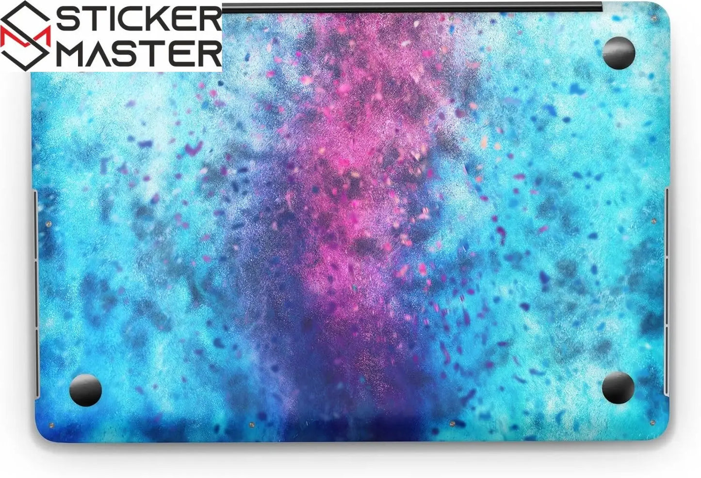 Sticker Master Colorful Dust 4 Evrensel Sticker Dizüstü Bilgisayar Vinil Sticker Decal 12" 13" 13.3" 14" 15" 15.4" 15.6 inç Dizüstü Bilgisayar Çıkartma Koruyucu Macbook Asus Acer Hp Lenovo Huawei Dell İçin - Sticker Master