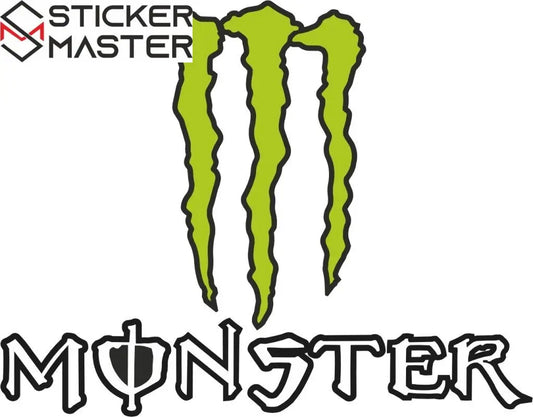 Sticker Master Monster Sticker Seti Motor, Kask, Laptop, Araba, Oto Araç İçin Dayanıklı Etiket Decal