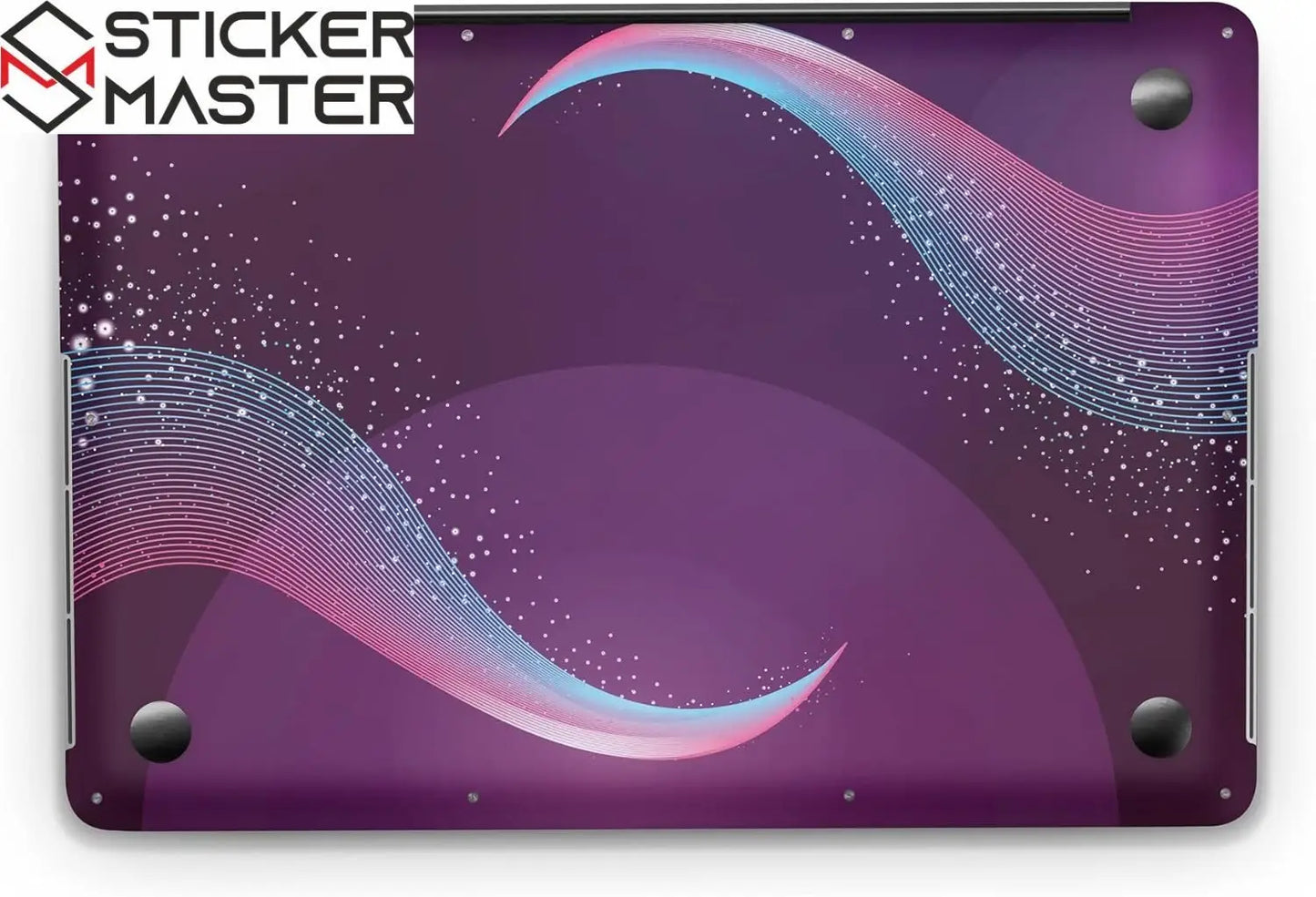 Sticker Master Violet Evrensel Sticker Dizüstü Bilgisayar Vinil Sticker Decal 12" 13" 13.3" 14" 15" 15.4" 15.6 inç Dizüstü Bilgisayar Çıkartma Koruyucu Macbook Asus Acer Hp Lenovo Huawei Dell İçin - Sticker Master