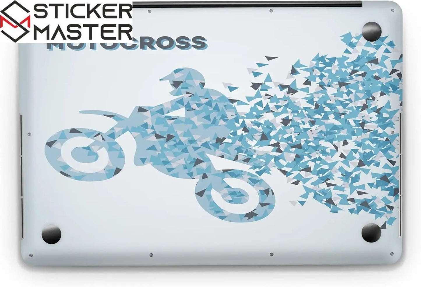 Sticker Master Motocross Evrensel Sticker Dizüstü Bilgisayar Vinil Sticker Decal 12" 13" 13.3" 14" 15" 15.4" 15.6 inç Dizüstü Bilgisayar Çıkartma Koruyucu Macbook Asus Acer Hp Lenovo Huawei Dell İçin - Sticker Master
