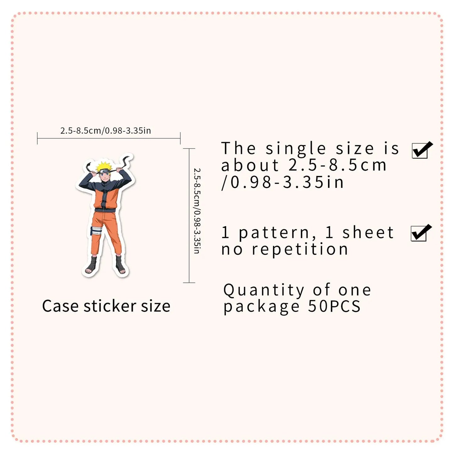 Naruto Sticker Seti | 50 Adet Suya Dayanıklı Uzumaki Anime Laptop ve Telefon Çıkartması - Sticker Master