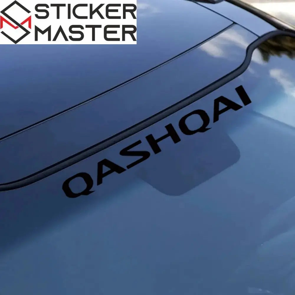 Nissan Qashqai Sticker | J10 ve J11 Ön Cam Yazısı (90 cm) - Sticker Master